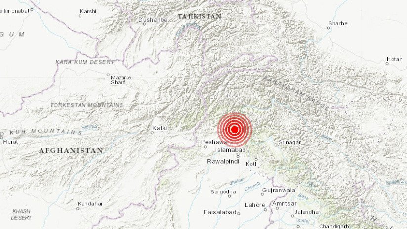 Un sismo de magnitud 5,2 sacude a Pakistán