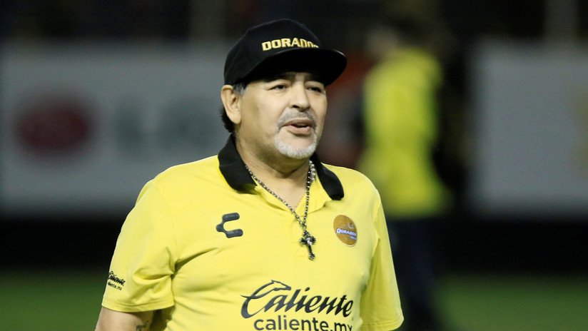 Diego Maradona deja de ser director técnico de Dorados de Sinaloa por "consejo médico"