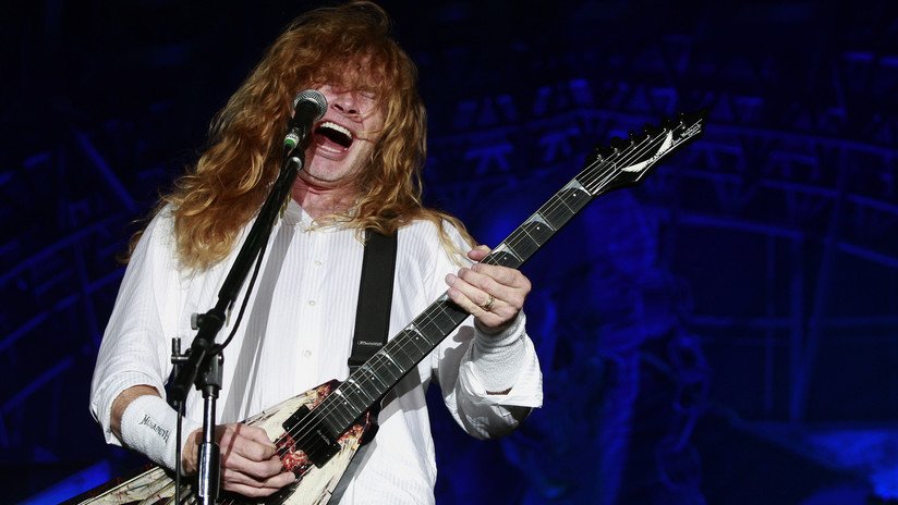 Diagnostican con cáncer de garganta a Dave Mustaine, fundador y vocalista de la banda estadounidense Megadeth
