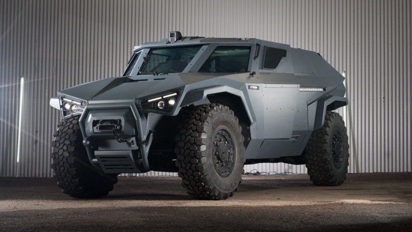 FOTOS: Volvo desarrolla un vehículo blindado que se mueve como un 'cangrejo'