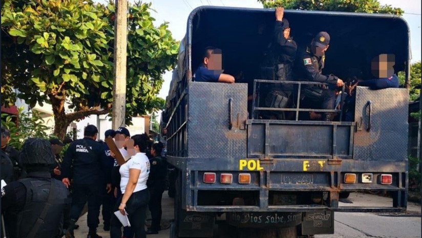 Detienen a 100 policías mexicanos por acusaciones de tortura y homicidio en un municipio de Chiapas