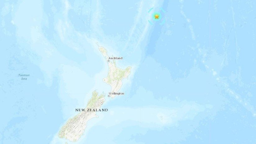 Un sismo de magnitud 6,2 se registra al norte de Nueva Zelanda