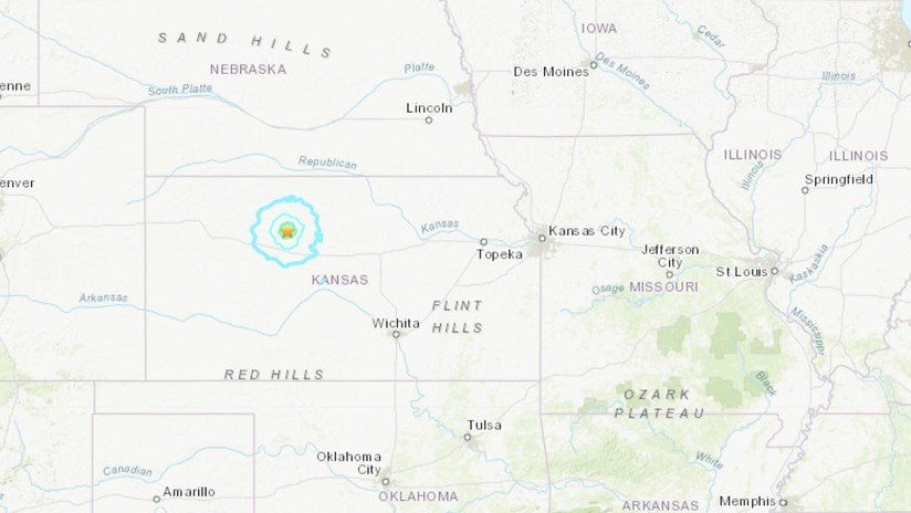 Se registra un sismo de magnitud 4,4 en Kansas