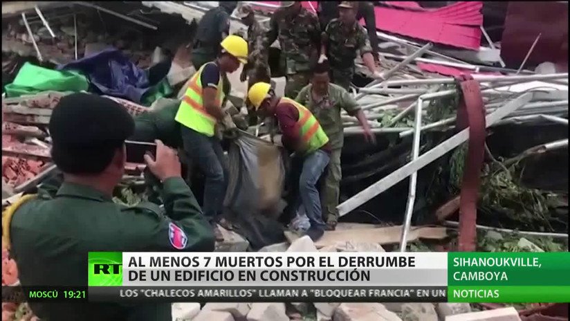 Derrumbe de un edificio en Camboya deja al menos 7 muertos - RT