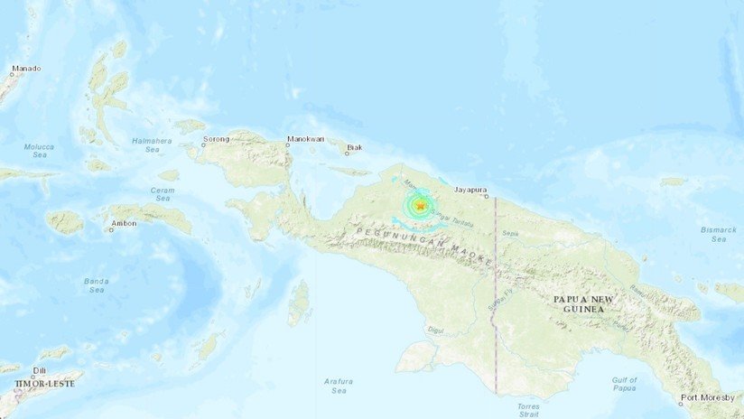 Un terremoto de magnitud 6,1 se registra en Indonesia