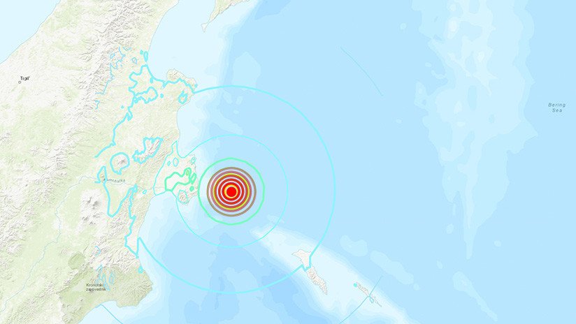 Rusia: Un sismo de magnitud 6,3 sacude la península de Kamchatka