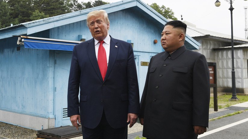 "Un gran honor": Trump se reúne con Kim Jong-un en la zona desmilitarizada entre las dos Coreas (VIDEO)
