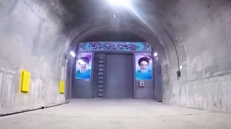 VIDEO: Irán muestra un búnker subterráneo secreto y el lanzamiento de un misil