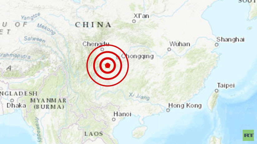 Un sismo de magnitud 5,6 se registra en la provincia china de Sichuan