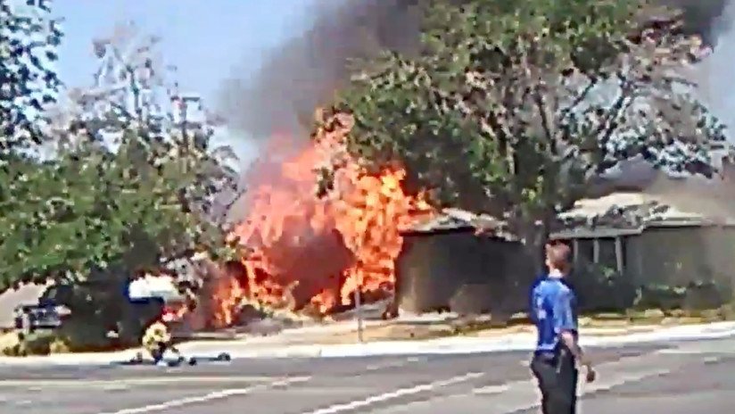 VIDEO: Fuerte sismo en el sur de California provoca un incendio y deslizamientos de tierra