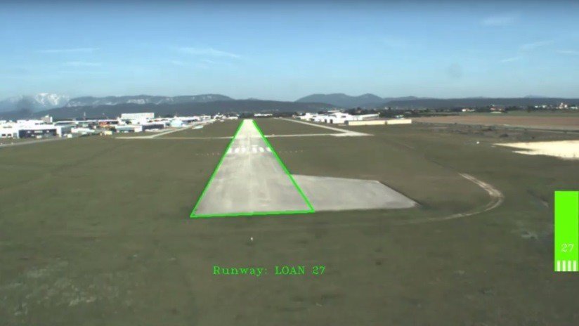 VIDEO: Primer aterrizaje completamente autónomo de un avión guiado por un sistema de posicionamiento óptico