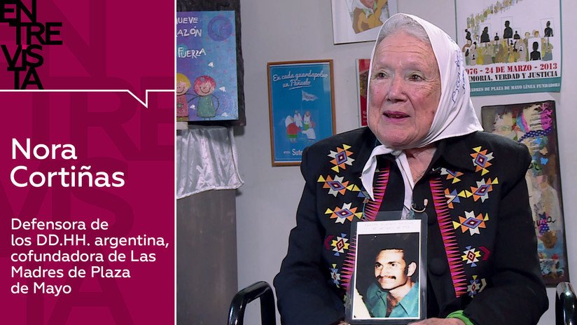 Nora Cortiñas, cofundadora de las Madres de Plaza de Mayo: "EE.UU. participó directamente en la dictadura argentina"
