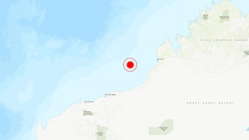 Un sismo de magnitud 6,6 sacude el litoral de Australia