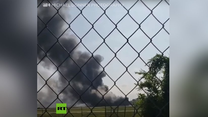 Publican nuevo video del momento exacto del accidente aéreo en el que murieron 10 personas en EE.UU.