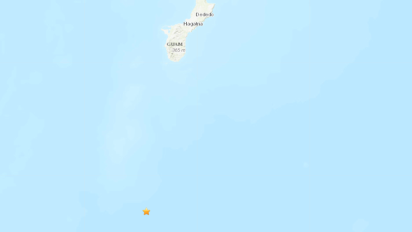 Un sismo de magnitud 5,6 se registra cerca de la isla de Guam