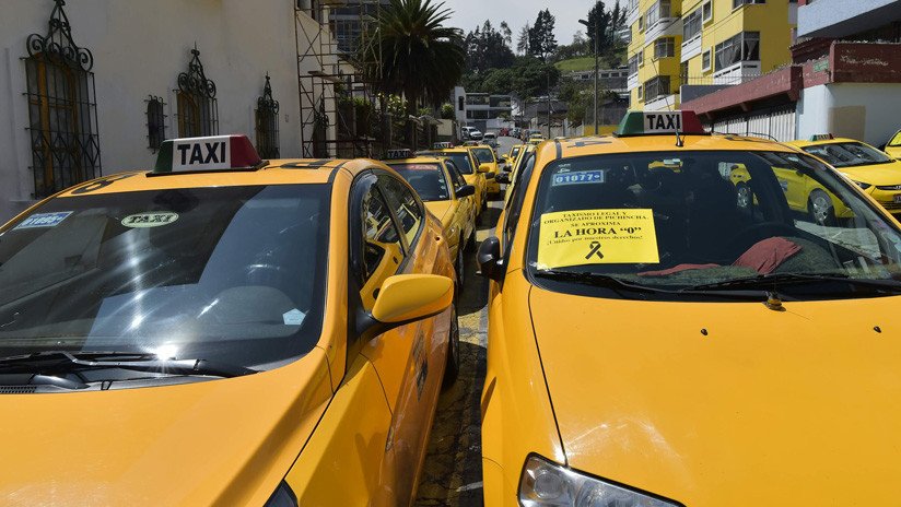 Paro nacional de taxistas en Ecuador, ¿qué reclama el gremio?