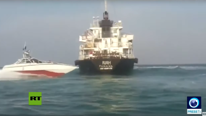 Publican el primer video del carguero incautado por Irán por contrabando de petróleo