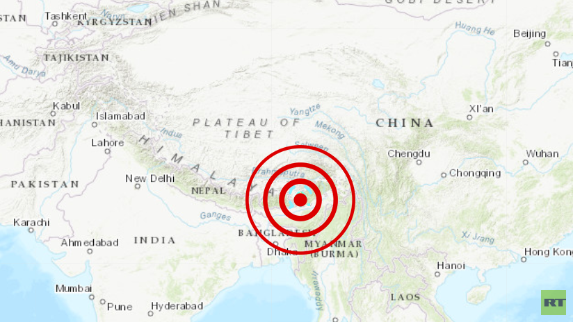 Un terremoto de magnitud 5,5 se siente en la India y el Tíbet