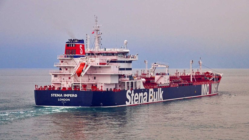 El petrolero británico se vio involucrado en un accidente con un barco de pesca iraní antes de su incautación