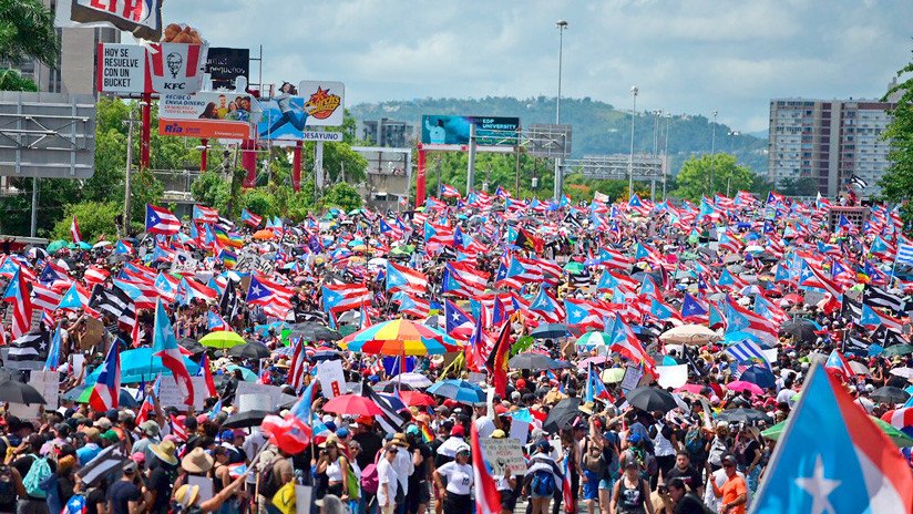 Nueva jornada de protestas en Puerto Rico para pedir la renuncia de su gobernador