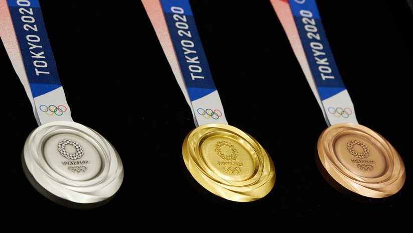 VIDEO: Presentan las medallas olímpicas de Tokio 2020, fabricadas con dispositivos electrónicos reciclados