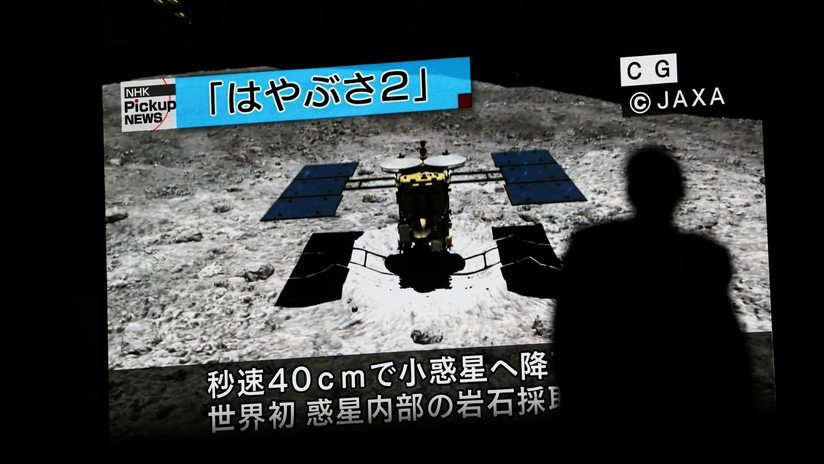 La sonda espacial japonesa Hayabusa 2 comparte imágenes de su aterrizaje en un asteroide (VIDEO)
