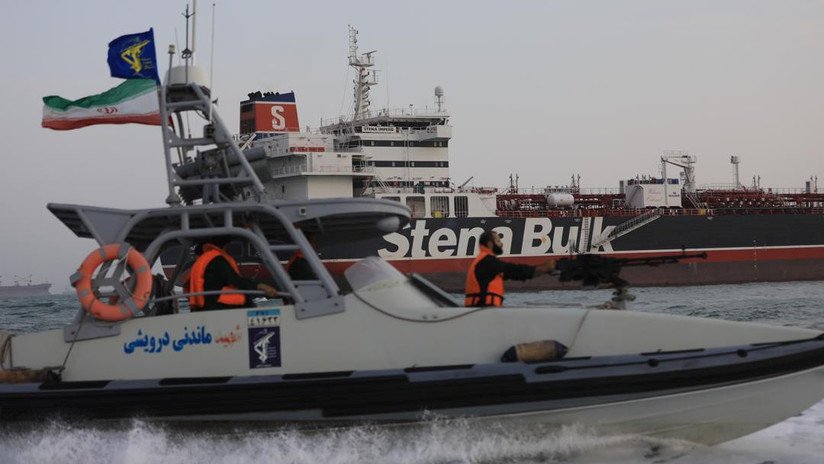Irán publica sus advertencias al buque de guerra británico que intentó impedir la incautación del Stena Impero