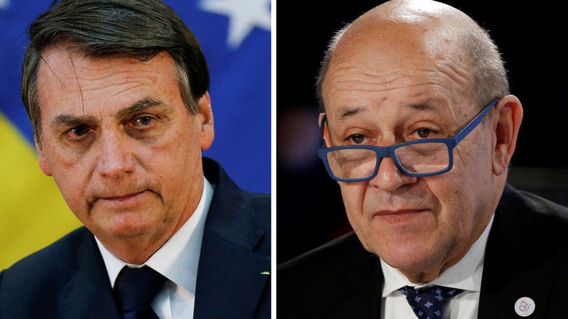 La respuesta de Bolsonaro tras su plantón al canciller francés: "¿qué vino a tratar con las ONG?"