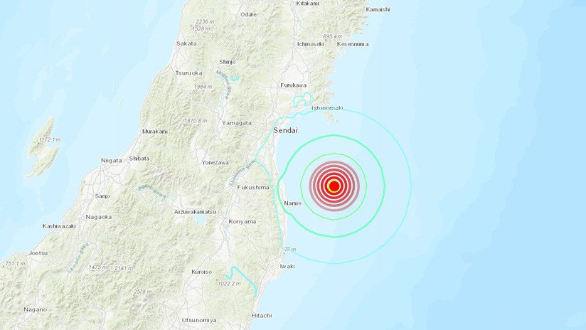 Un fuerte terremoto de magnitud 6,2 se registra cerca de Fukushima