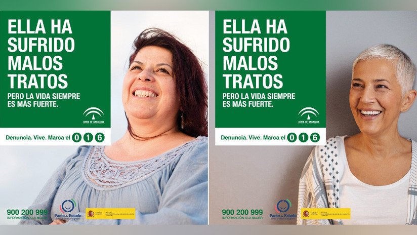 Sonrisas y modelos de agencia: la campaña contra la violencia de género que genera polémica en España