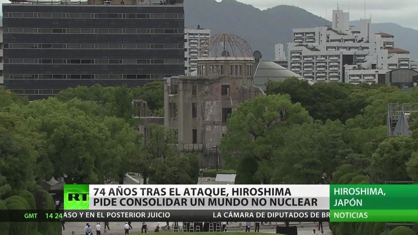 Japón conmemora el 74 aniversario del ataque nuclear a Hiroshima