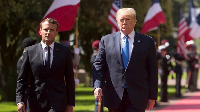 Trump advierte a Macron: "Nadie está autorizado a hablar con Irán en nombre de EE.UU."