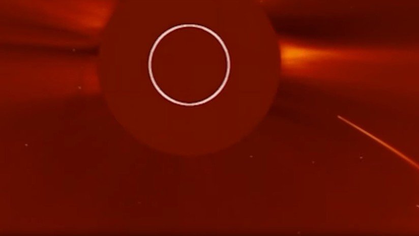 VIDEO: Captan el momento en que un cometa es absorbido por el Sol