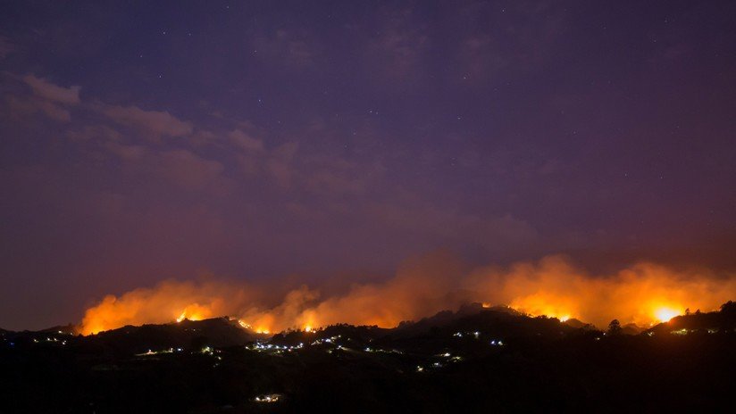 "Imparable y destructivo": el incendio forestal de Gran Canaria alcanza el Parque Natural de Tamadaba
