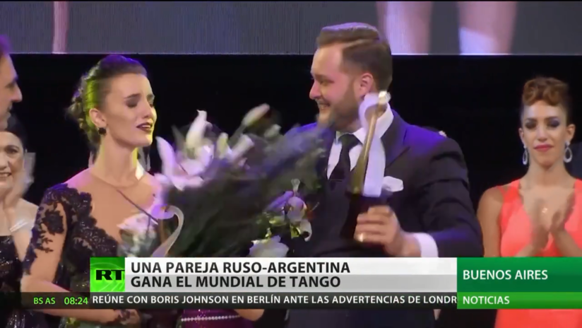 Una pareja ruso-argentina gana el campeonato mundial de tango en Argentina