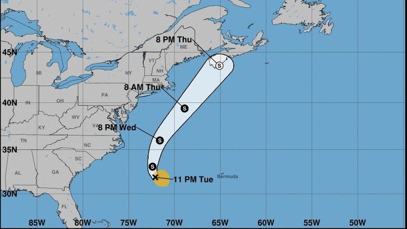 La tormenta tropical Erin se forma al oeste de las costas de EE.UU.
