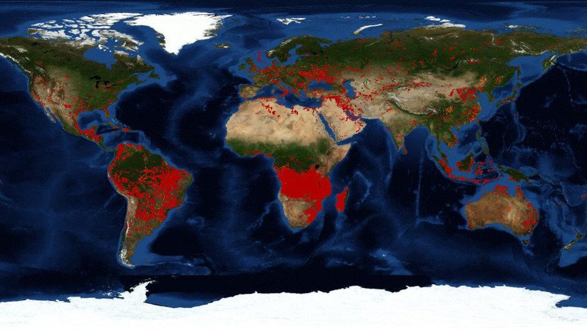Arde otro 'pulmón verde' del planeta: hay más incendios en el África subsahariana que en la Amazonia