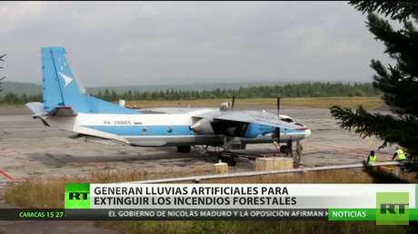 Rusia: Generan lluvias artificiales para extinguir los incendios forestales en Siberia