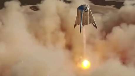 VIDEO: SpaceX prueba con éxito el Starhopper, prototipo de la nave que llevaría al hombre a Marte