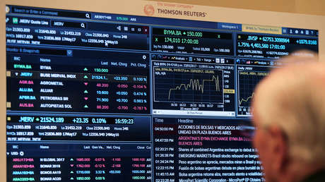 El riesgo país de Argentina bate un récord histórico y supera los 2.100 puntos
