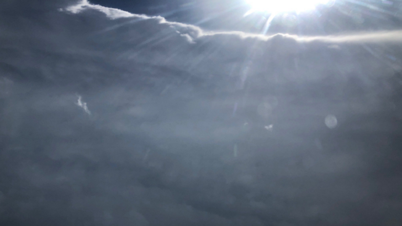 FOTOS: Un avión cazatormentas capta el 'efecto de estadio' desde el ojo del "catastrófico" huracán Dorian