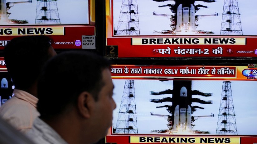 La nave espacial india Chandrayaan-2, lista para la separación de su módulo de alunizaje