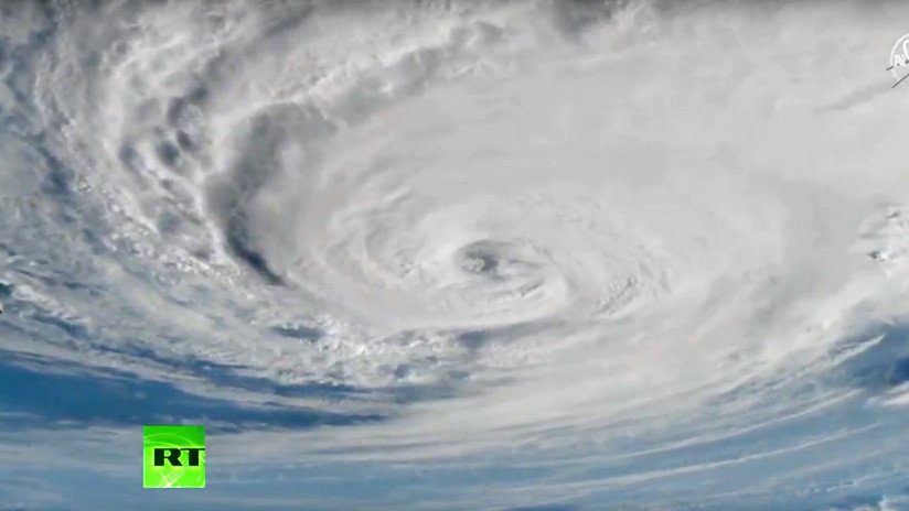 VIDEO: El huracán Dorian visto desde la Estación Espacial Internacional