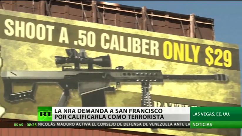 La Asociación del Rifle en EE.UU. demanda a San Francisco por calificarla de "terrorista"