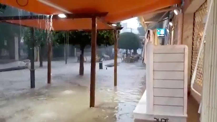 VIDEOS: Dos muertos y numerosos destrozos por las lluvias torrenciales en España