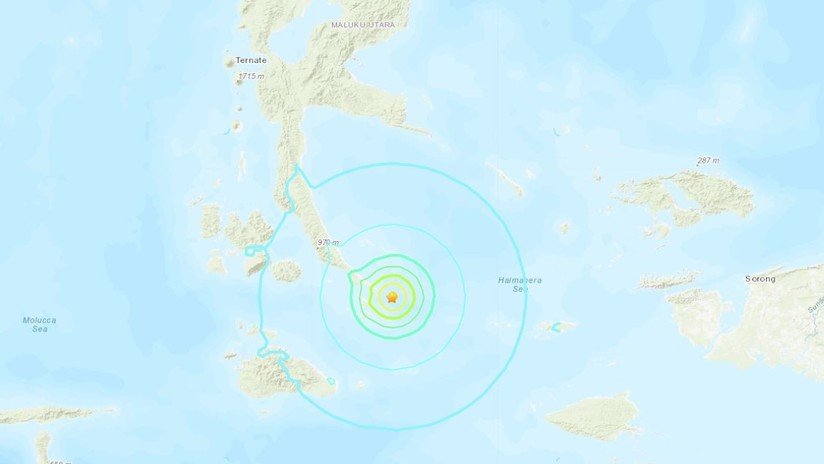 Se registra un sismo de magnitud 5,9 cerca de las costas de Indonesia