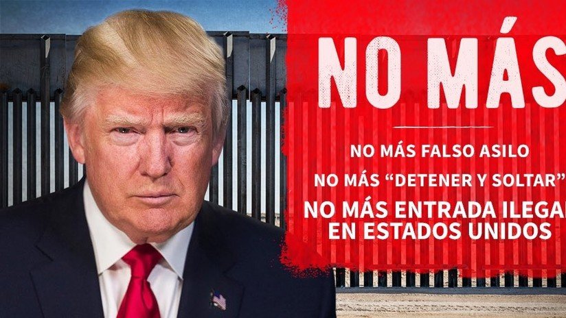 Trump tuitea en español para arremeter contra los migrantes: "no más entrada ilegal a EE.UU."