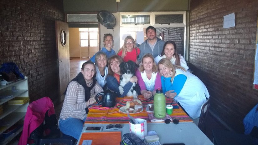 Escuela argentina premia con una 'libreta de calificaciones' a una perra por asistir todos los días a clase