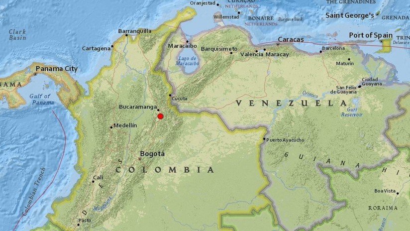 Colombia: Se registra un sismo de magnitud 5,2 sentido en varias partes del país