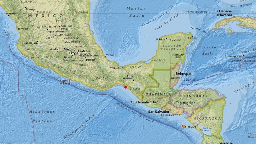 Se registra un sismo de magnitud 5,0 en el sur de México